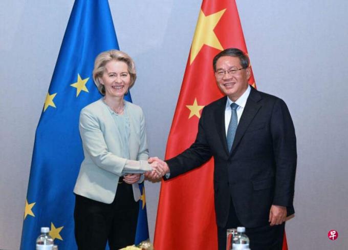 中欧贸易紧张升级 李强重申希望欧盟审慎出台限制性经贸政策