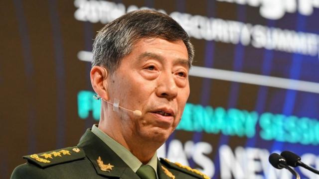 李尚福在去年3月上任中国国防部长。