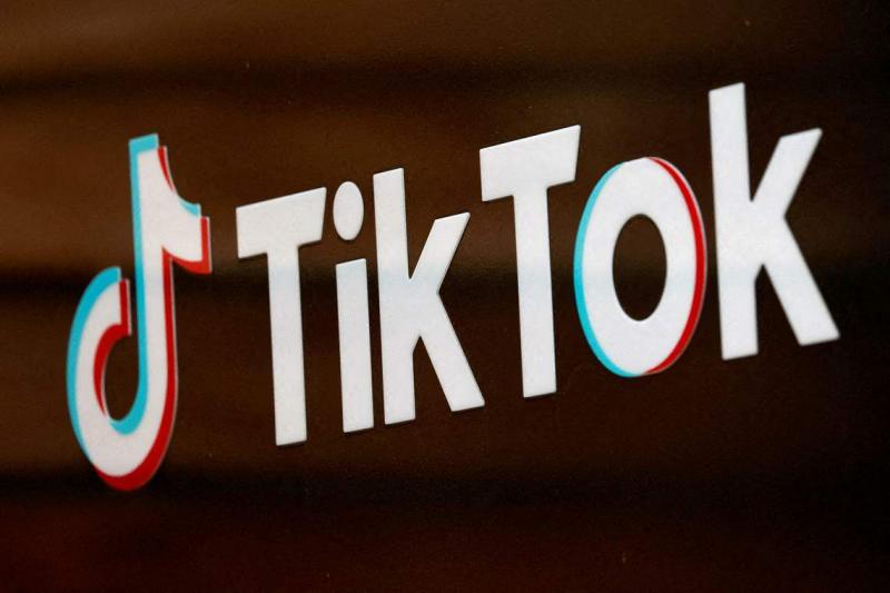 位于美国加利福尼亚州卡尔弗城的TikTok公司美国总部外的标志。图摄于2020年9月15日。 (路透社)