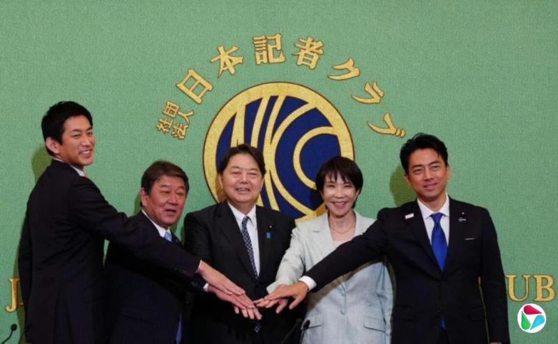 日自民党党魁选战 五候选人均支持扩军
