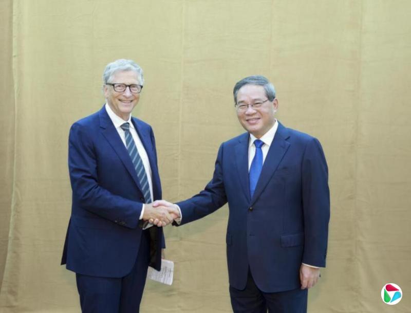 李强会晤比尔盖茨:期待基金会发挥作用推动中美交流合作深化
