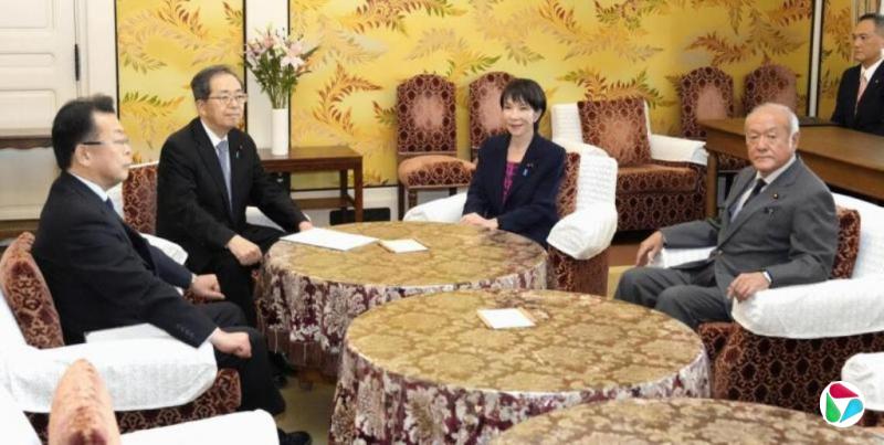 日本在野党拟结盟推举首相人选 高市或当不了女首相