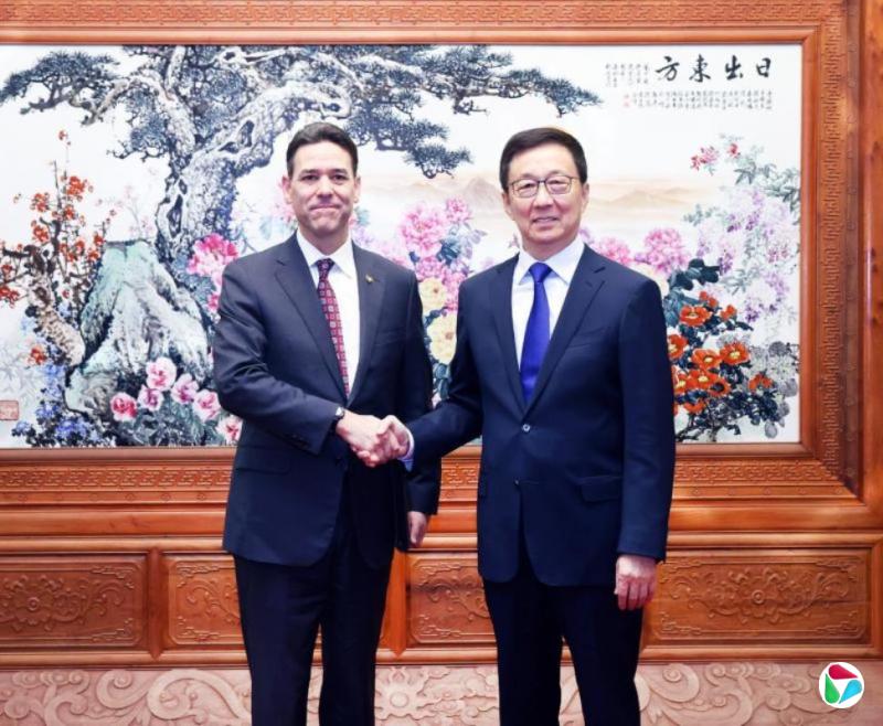 韩正:中美可以也应当成为伙伴和朋友