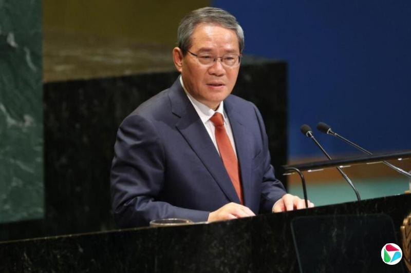 中国总理李强星期六正式访新