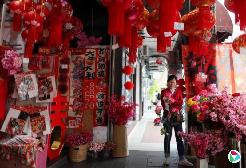 中国春节假期前消费高 同比增长10.6%