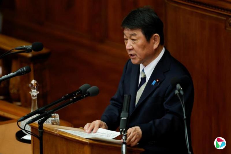 茂木敏充发表外交演说 强调构建日中稳定关系