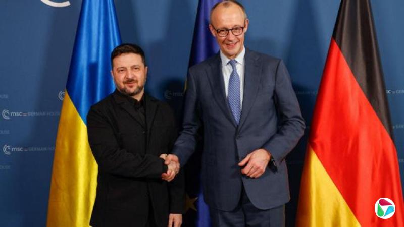 德国与乌克兰(左)领导人