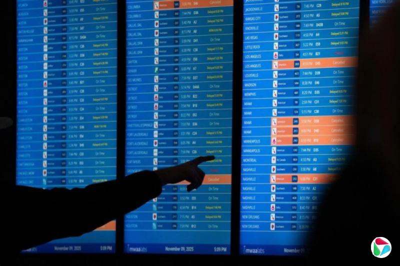 美国航班延误破万 创政府停摆以来最高单日纪录