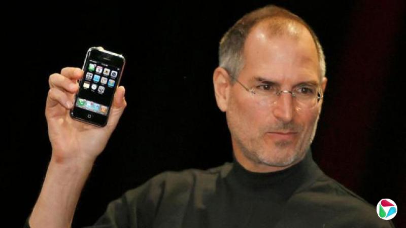 ���΢Ц���ǲ�˹�ھɽ�ɽ Macworld �����չʾ iPhone ԭ�ͻ���9/1/2007��